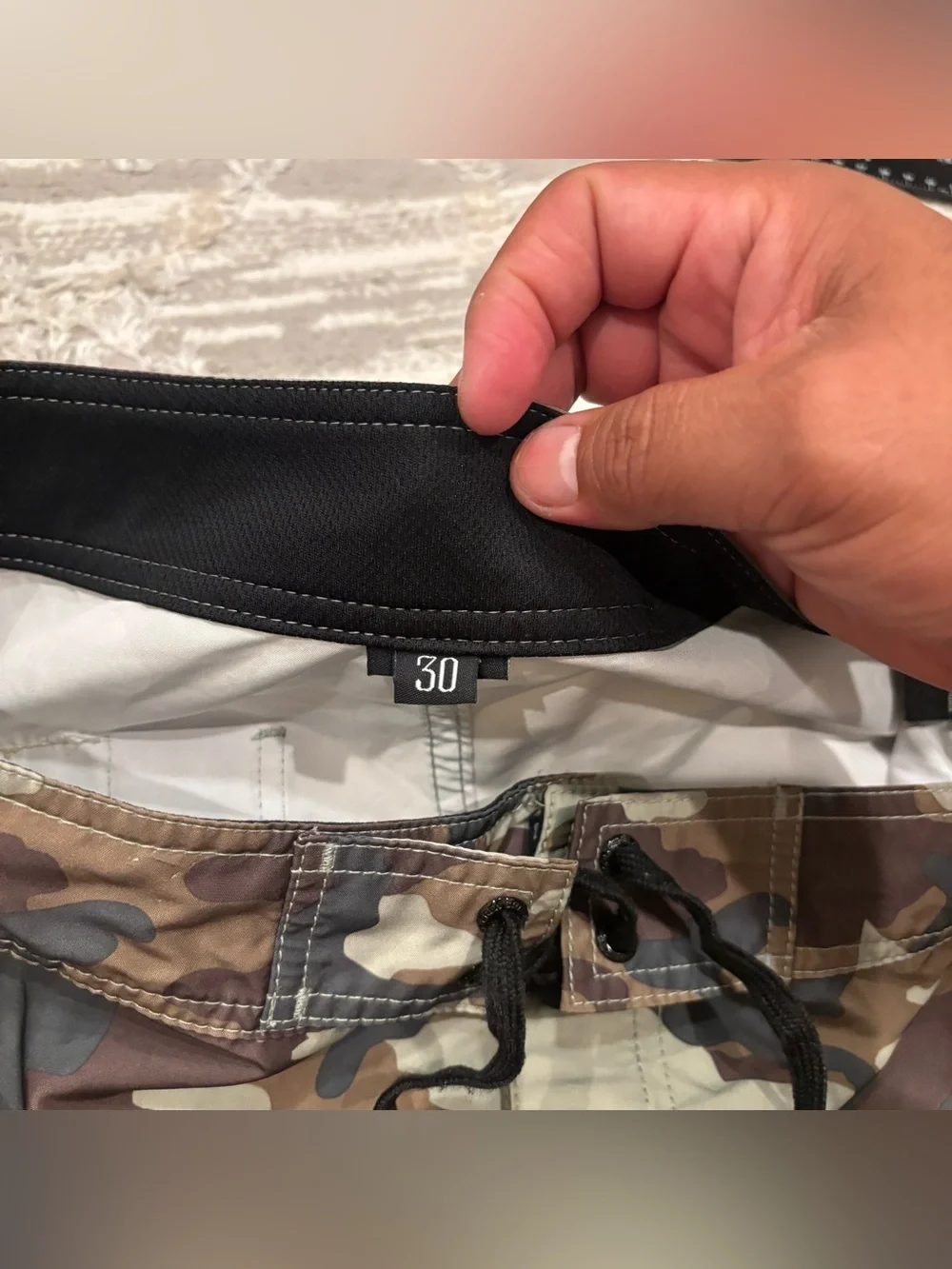 Stüssy Military Camo Board Shorts 10” Men’s 30 Gorp Outdoor Swim Water